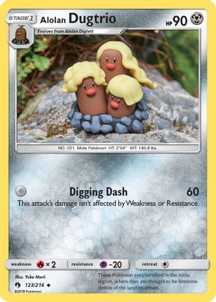 Alolan Dugtrio 123/214 -