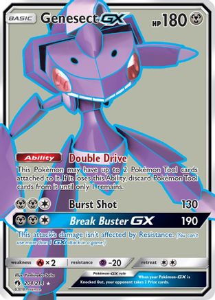 Genesect GX (Full Art) 204/214 - Holofoil