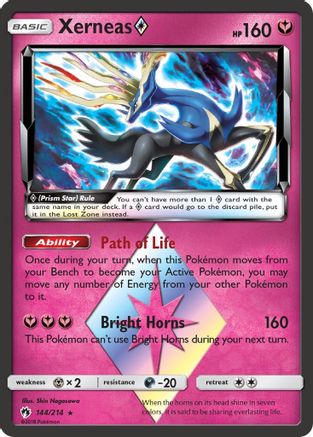 Xerneas Prism Star 144/214 - Holofoil