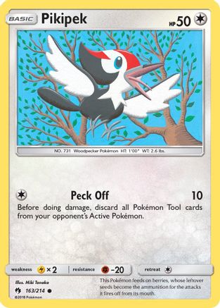 Pikipek (163) 163/214 - Reverse Holofoil