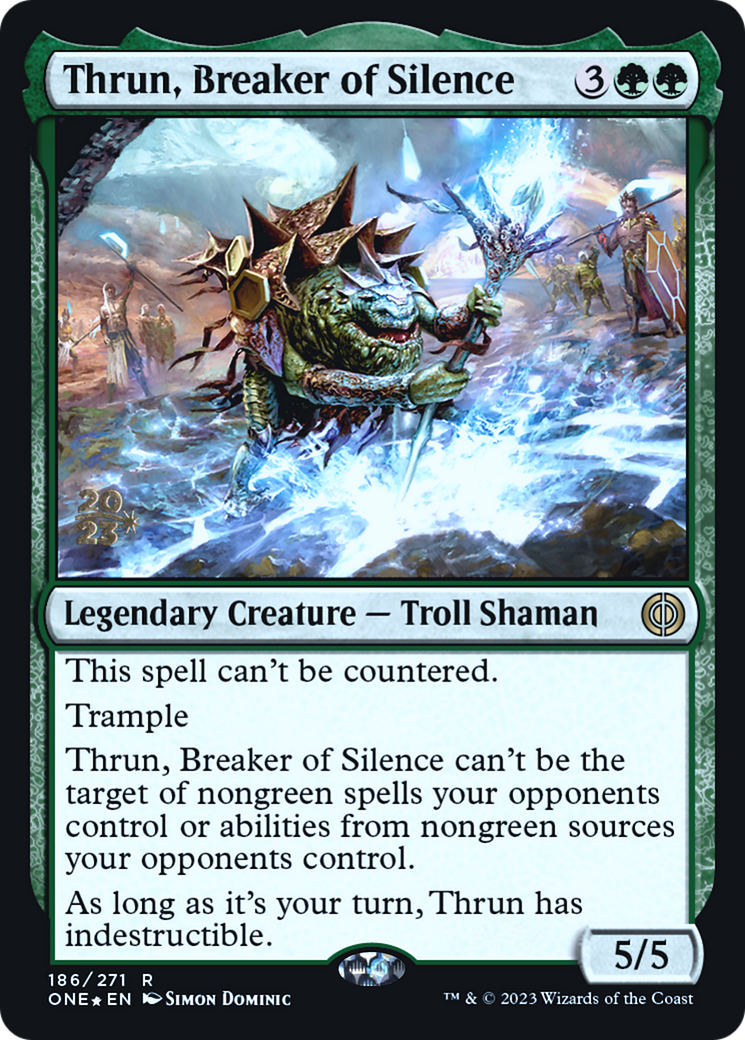 Thrun, Breaker of Silence (PRE-186S) -  Foil