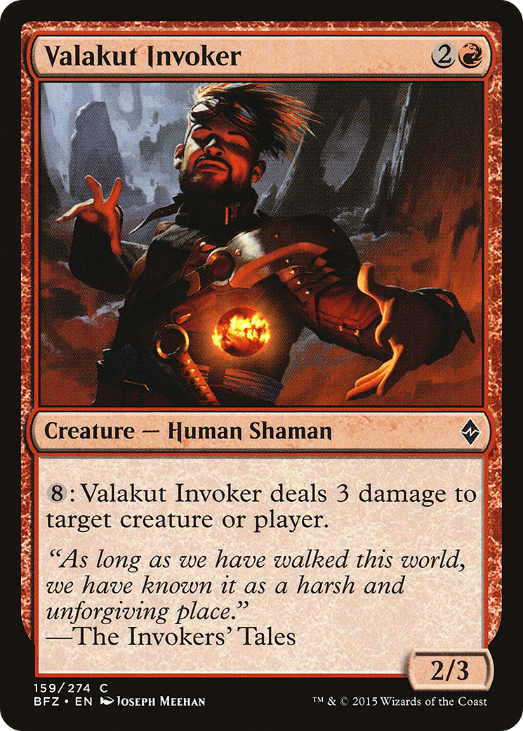 Valakut Invoker (BFZ-159) -  Foil