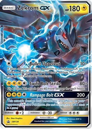 Zekrom GX - SM138 SM138/248 - Holofoil