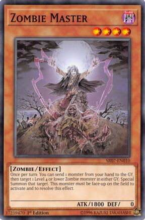 Zombie Master (SR07-EN010) - Structure Deck: Zombie Horde 1st Edition