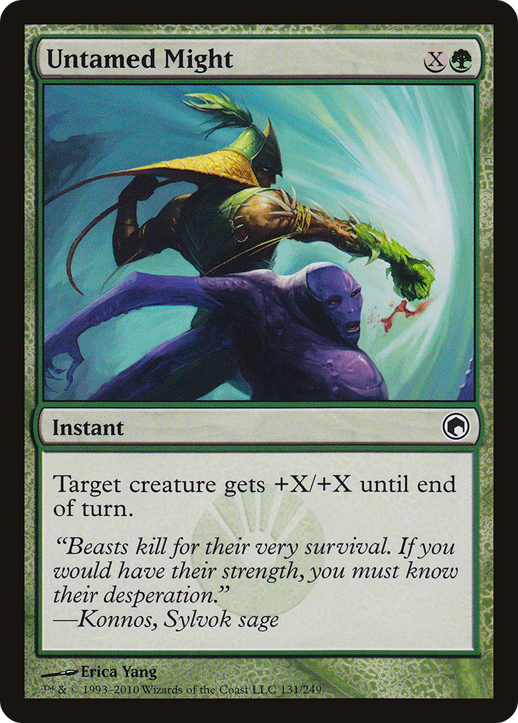 Untamed Might (SOM-131) -  Foil