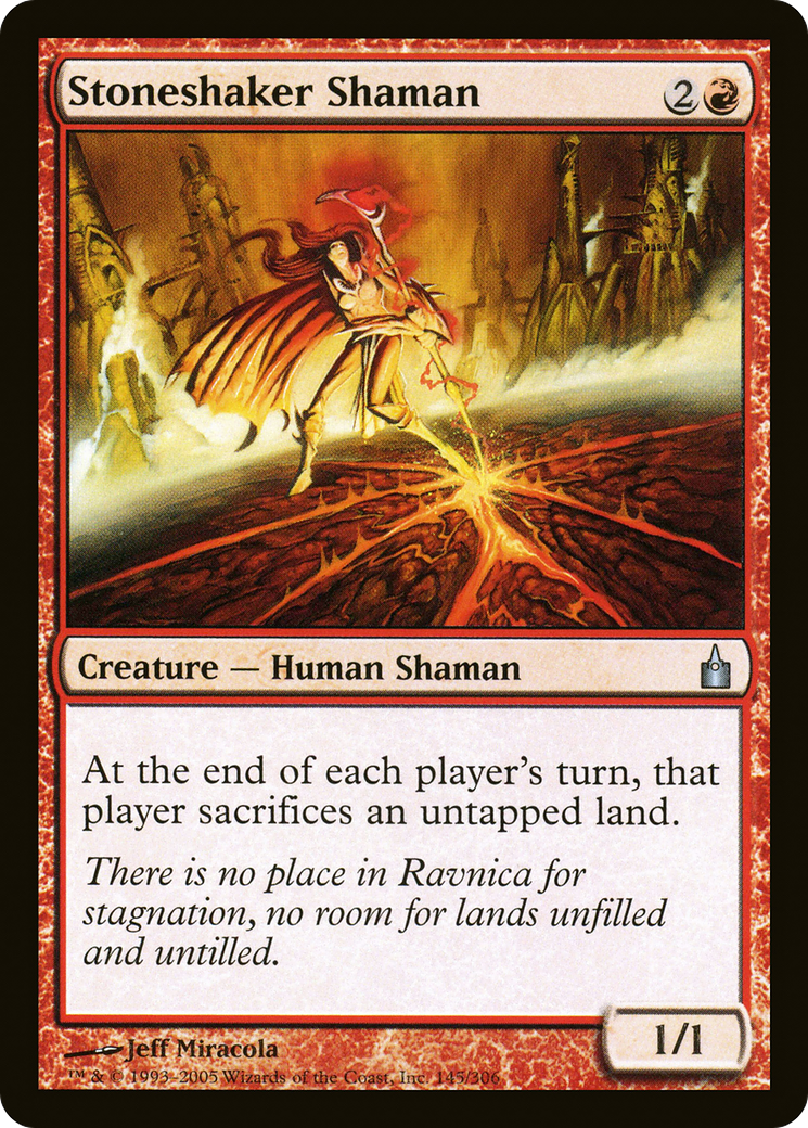 Stoneshaker Shaman (RAV-145) -  Foil