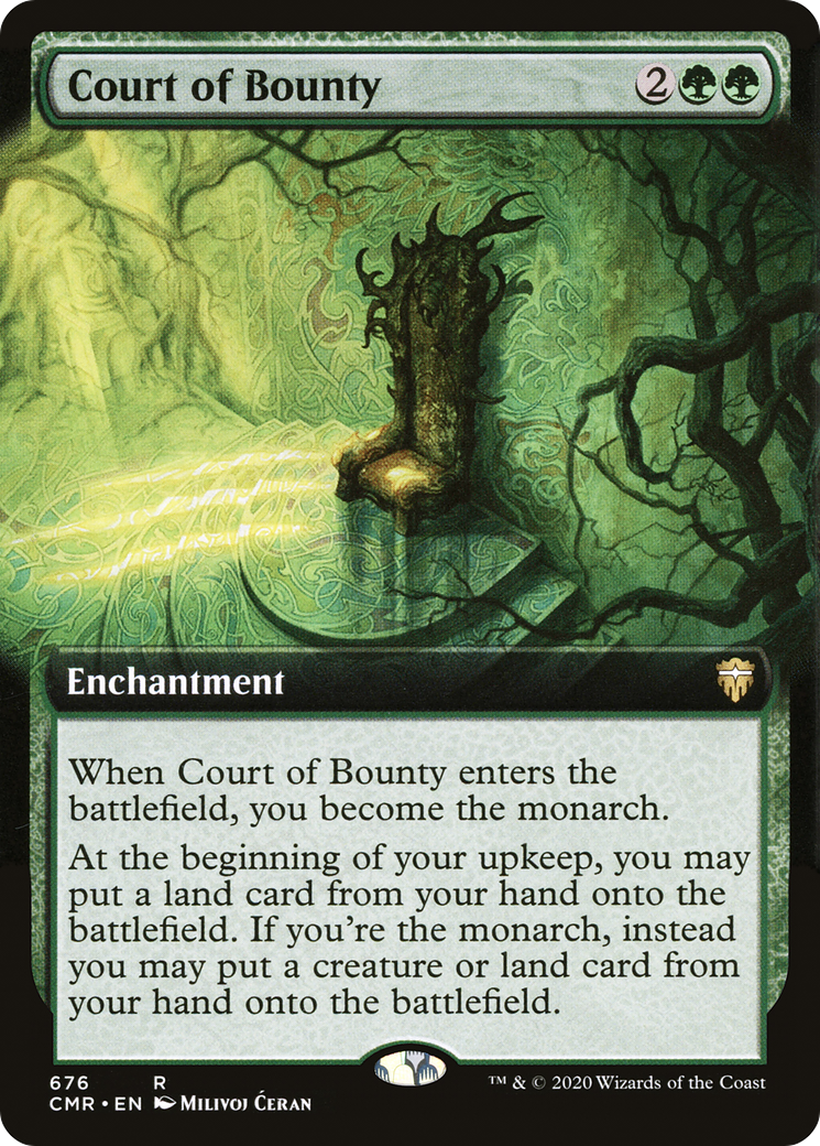 Court of Bounty (CMR-676) - : (Extended Art) Foil