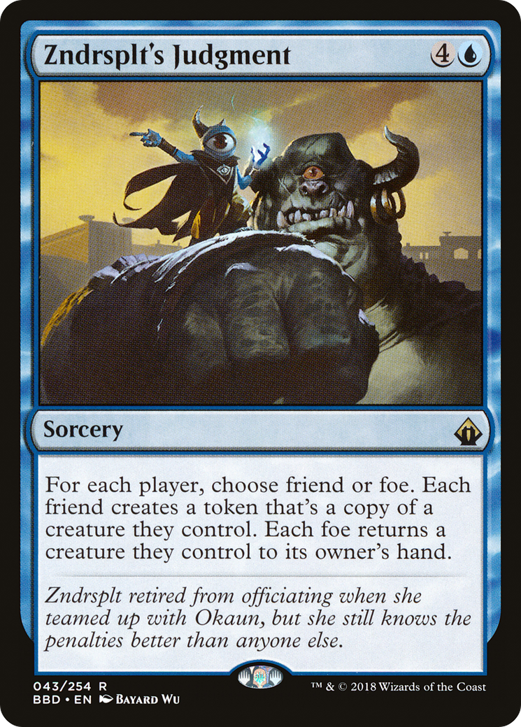 Zndrsplt's Judgment (BBD-043) -  Foil