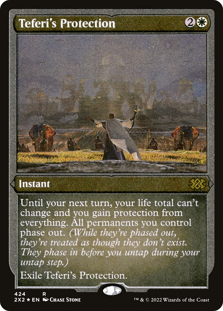 Teferi's Protection (2X2-424) -  Etched Foil