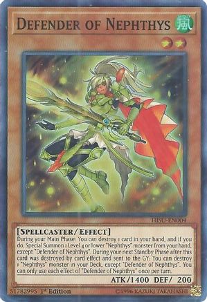 Defender of Nephthys (HISU-EN004) - Hidden Summoners 1st Edition