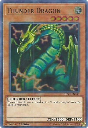 Thunder Dragon (HISU-EN046) - Hidden Summoners 1st Edition