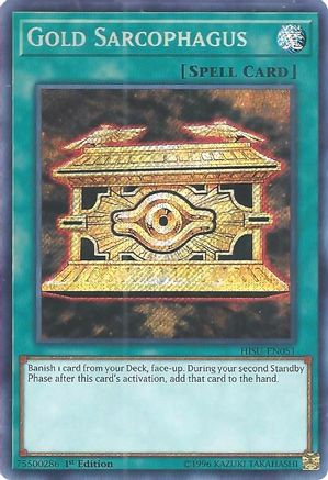 Gold Sarcophagus (HISU-EN051) - Hidden Summoners 1st Edition