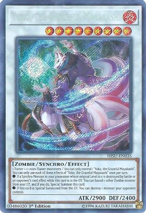 Yoko, the Graceful Mayakashi (HISU-EN035) - Hidden Summoners 1st Edition