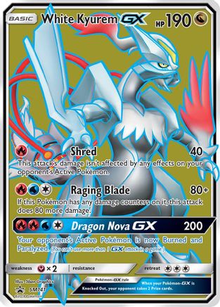 White Kyurem GX - SM141 SM141/248 - Holofoil