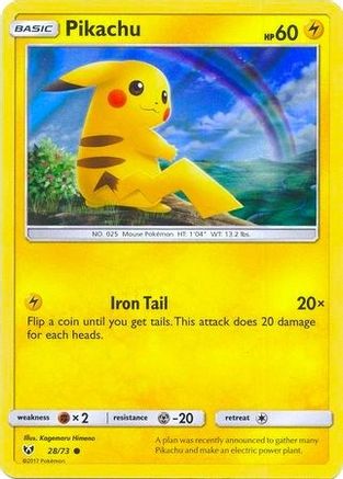 Pikachu - 28/73 (Water Web Holo) 28 - Holofoil