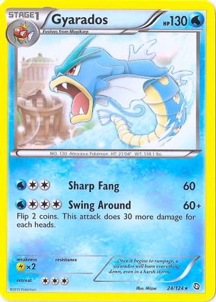 Gyarados - 24/124 (Cosmos Holo) 24 - Holofoil