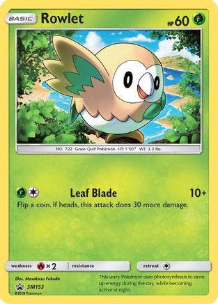 Rowlet - SM153 SM153/248 - Holofoil