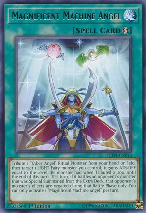 Magnificent Machine Angel (LED4-EN016) - Legendary Duelists: Sisters of the Rose 1st Edition