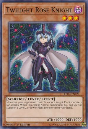 Twilight Rose Knight (LED4-EN029) - Legendary Duelists: Sisters of the Rose 1st Edition