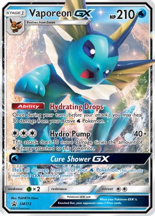 Vaporeon GX - SM172 SM172/248 - Holofoil