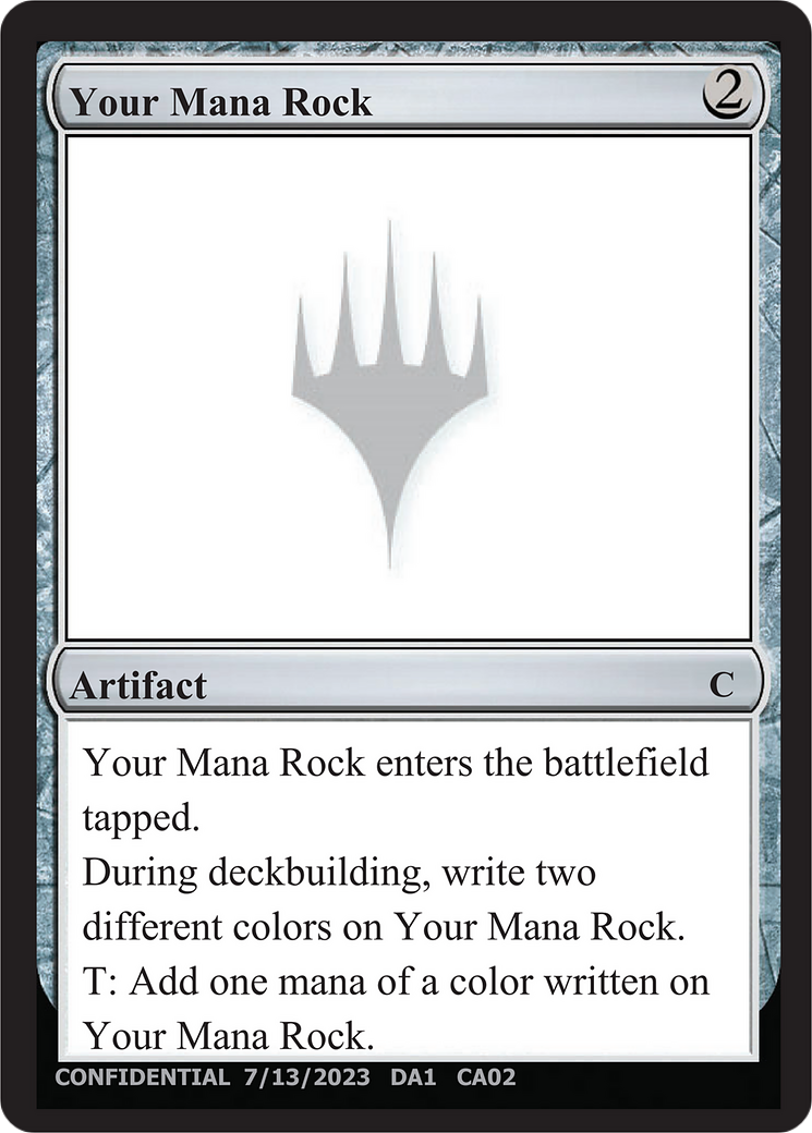 Your Mana Rock (DA1-CA02B) -