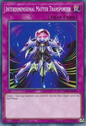 Interdimensional Matter Transporter (SS02-ENA15) - Speed Duel Decks: Duelists of Tomorrow 1st Edition