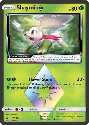 Shaymin Prism Star 10/181 - Holofoil