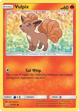 Vulpix 15/181 - Reverse Holofoil