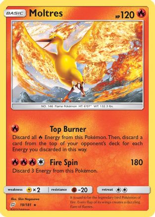 Moltres 19/181 - Holofoil