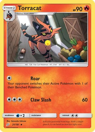 Torracat 21/181 - Reverse Holofoil