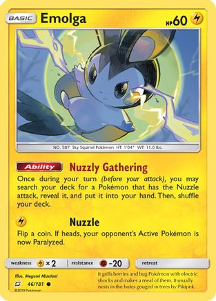 Emolga 46/181 - Reverse Holofoil