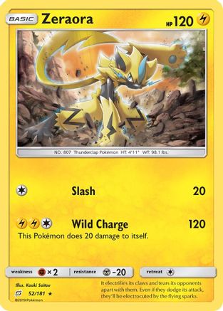 Zeraora 52/181 - Holofoil