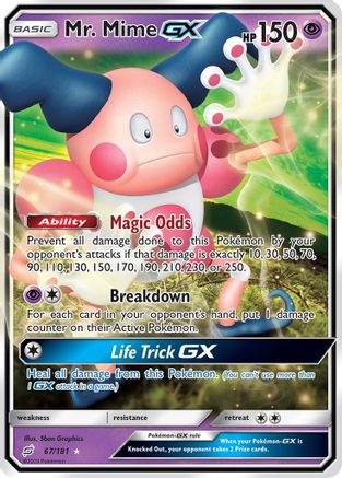 Mr. Mime GX 67/181 - Holofoil