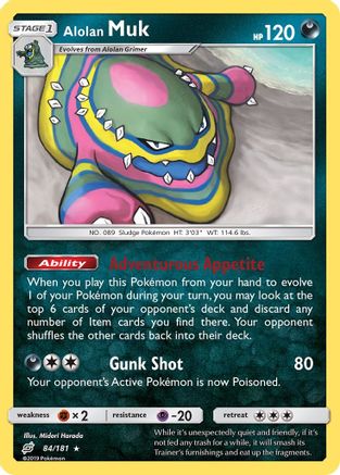 Alolan Muk 84/181 - Reverse Holofoil