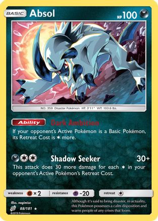 Absol 88/181 - Reverse Holofoil