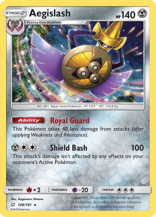 Aegislash 109/181 - Reverse Holofoil