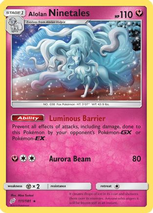 Alolan Ninetales 111/181 - Holofoil