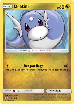 Dratini (116) 116/181 - Reverse Holofoil