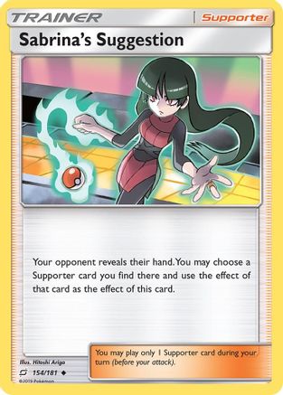 Sabrina's Suggestion 154/181 - Reverse Holofoil