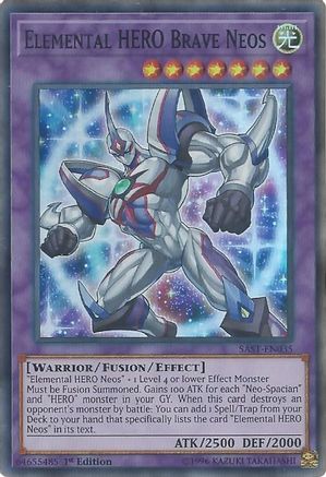 Elemental HERO Brave Neos (SAST-EN035) - Savage Strike 1st Edition