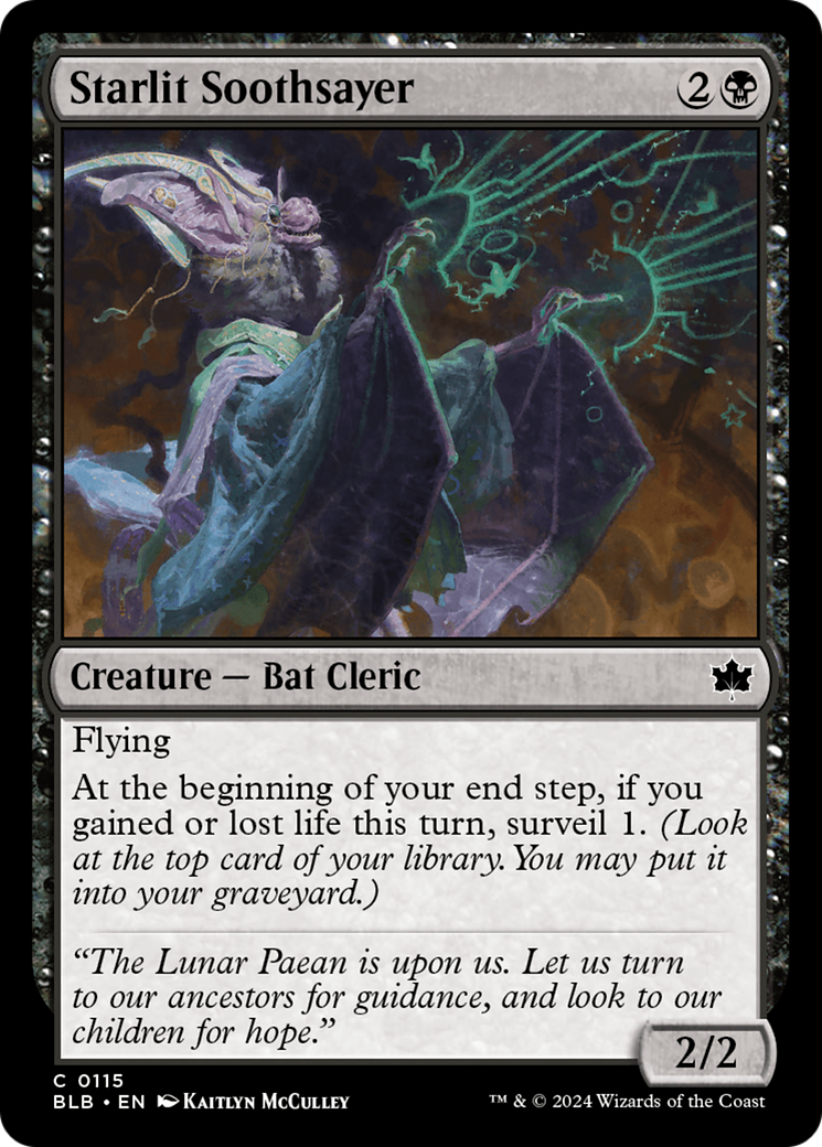 Starlit Soothsayer (BLB-115) -  Foil