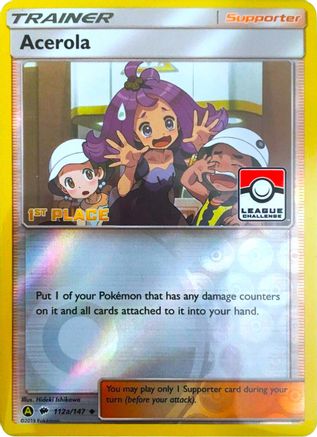 Acerola - 112a/147 (League Challenge) [1st Place] 112a/147 - Reverse Holofoil