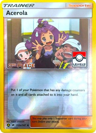 Acerola - 112a/147 (League Challenge) [3rd Place] 112a - Reverse Holofoil