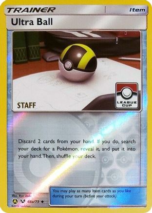 Ultra Ball - 68a/73 (League Cup) [Staff] 68a - Reverse Holofoil