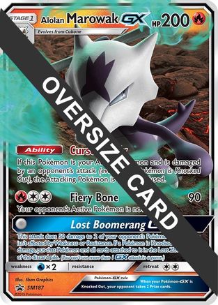 Alolan Marowak GX - SM187 SM187 - Holofoil