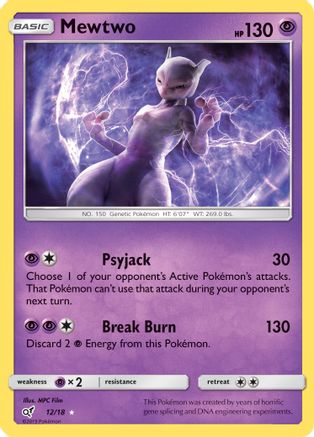 Mewtwo 12/18 - Holofoil