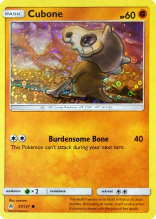 Cubone - 57/131 (General Mills Promo) 57 - Holofoil