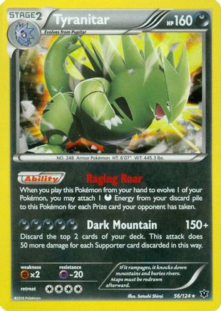 Tyranitar - 56/124 (Cosmos Holo) 56 - Holofoil