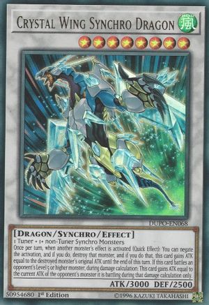 Crystal Wing Synchro Dragon (DUPO-EN068) - Duel Power Unlimited