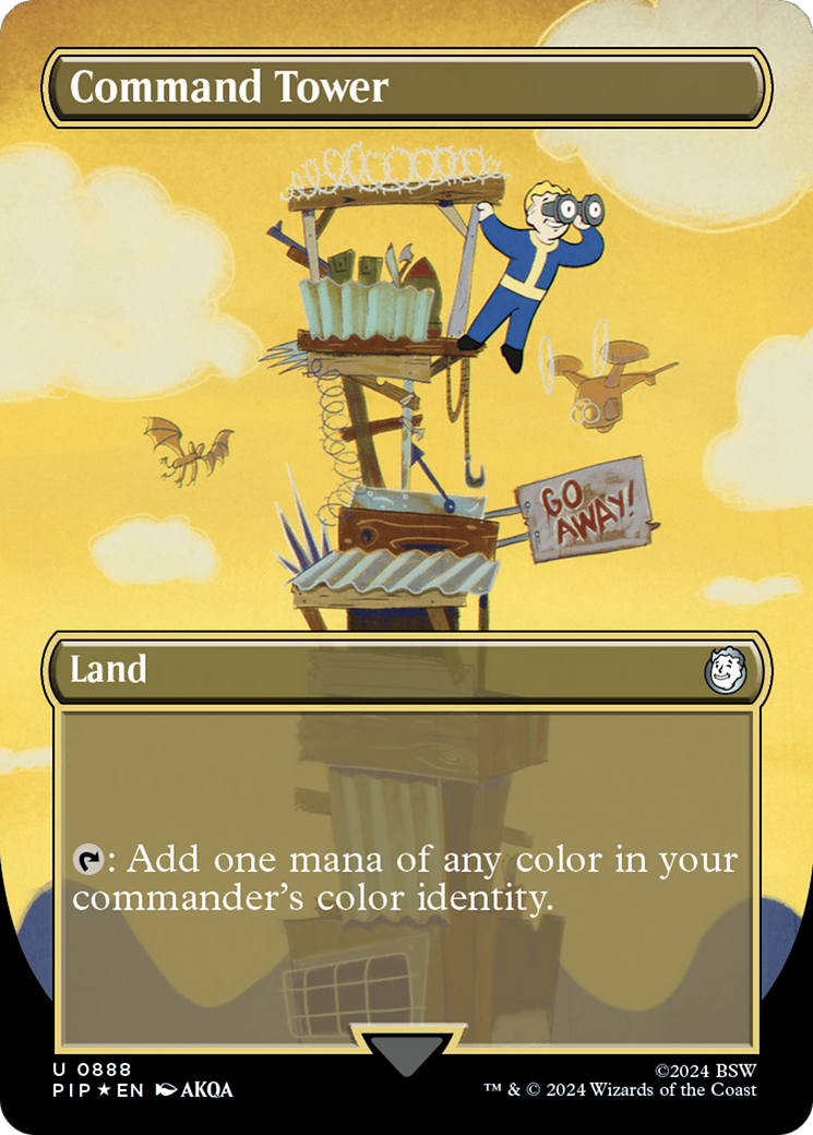 Command Tower (PIP-888) -  (Borderless) Foil